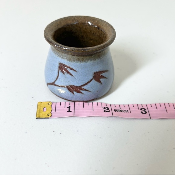 Montana Wright Vintage Stoneware Pottery Toothpick Holder - Picture 5 of 7